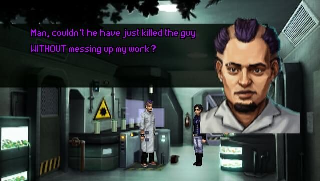 Technobabylon Gameplay Screenshot