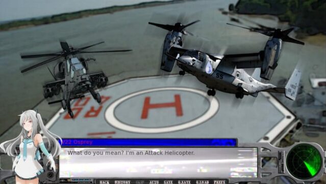 Attack Helicopter Dating Simulator Gameplay Screenshot