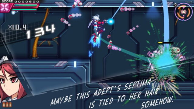 Azure Striker Gunvolt Trilogy Enhanced Gameplay Screenshot