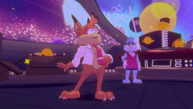 Bubsy 4D Gameplay Screenshot
