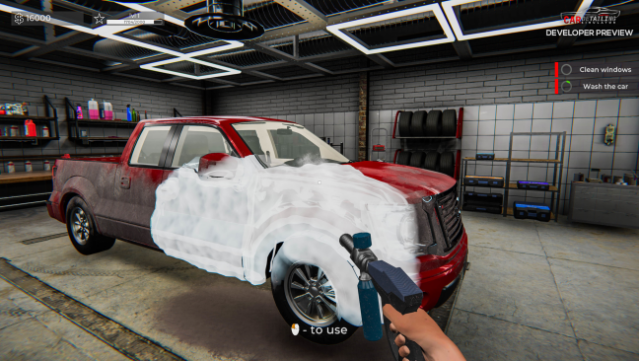 Car Detailing Simulator Gameplay Screenshot