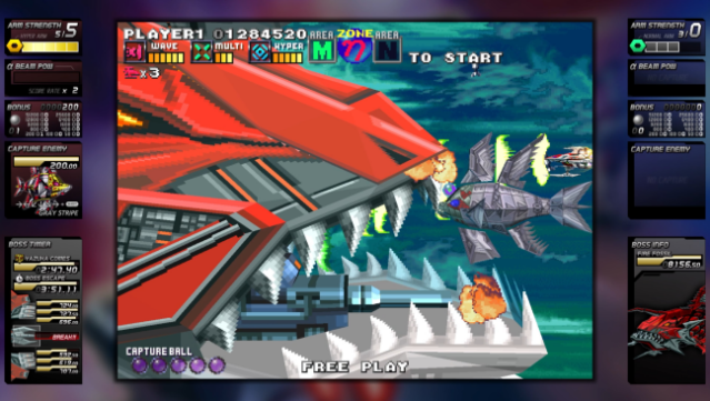 G-Darius HD Gameplay Screenshot