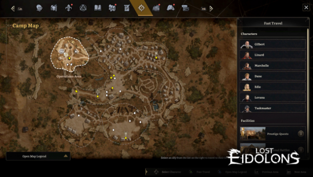 Lost Eidolons Gameplay Screenshot