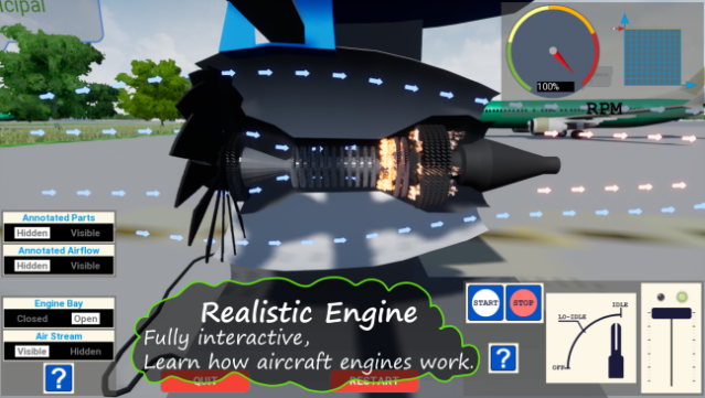 MCAS Simulation Gameplay Screenshot