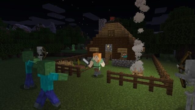 Minecraft: Bedrock Edition Gameplay Screenshot