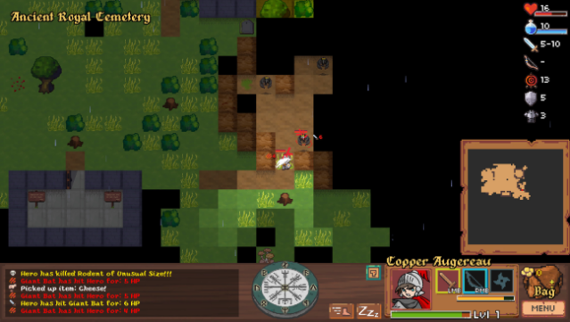 Paper Dungeons Crawler Gameplay Screenshot