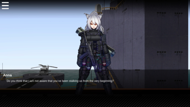 Project Angels – Visual Novel Gameplay Screenshot