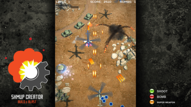 SHMUP Creator Gameplay Screenshot