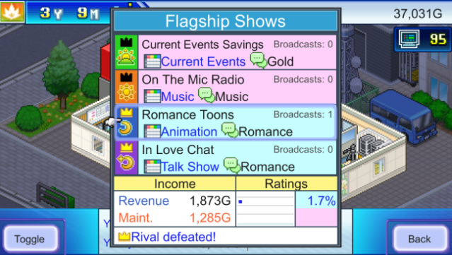 TV Studio Story Gameplay Screenshot